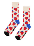 Calzini Happy Strawberry Socks Unisex P000041 - Avorio