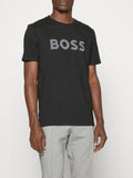 T-shirt Hugo Boss Thinking da Uomo - Nero