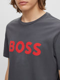 T-shirt Hugo Boss Thinking da Uomo - Grigio