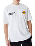 T-shirt Basketball Los Angeles Lakers Uomo 60424457 - Bianco