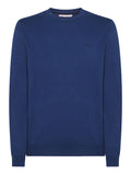 Pullover Round Solid Uomo K43101 - Blu