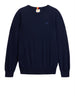 pullover sundek cashmere embroidered logo da uomo blu m053kiw0100 1921550