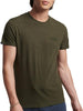 t shirt superdry vintage logo emb tee da uomo verde m1011245a 2515884