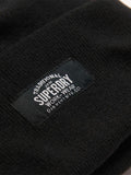 Berretto Superdry Classic Knitted da Uomo - Nero