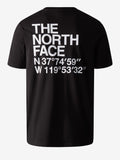 T-shirt The North Face Coordinates da Uomo - Nero