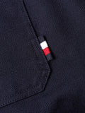 Camicia Casual Tommy Hilfiger Heavy Twill Solid da Uomo - Blu