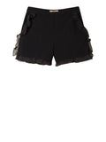 Shorts Fancy Wool Donna 232TT2045 - Nero