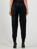 Pantalone Jogger Soft Knit & Lurex Donna 232TT3182 - Nero
