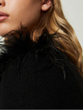Maglia Wool & Feathers Donna 232TT3331 - Nero
