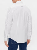 Camicia Classica Calvin Klein Slim Stretch da Uomo - Bianco