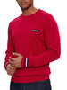 pullover tommy hilfiger global stripe crew da uomo rosso mw0mw33502 1592196