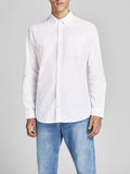 Camicia Oxford Uomo 12182486 White Slim Fit - Bianco